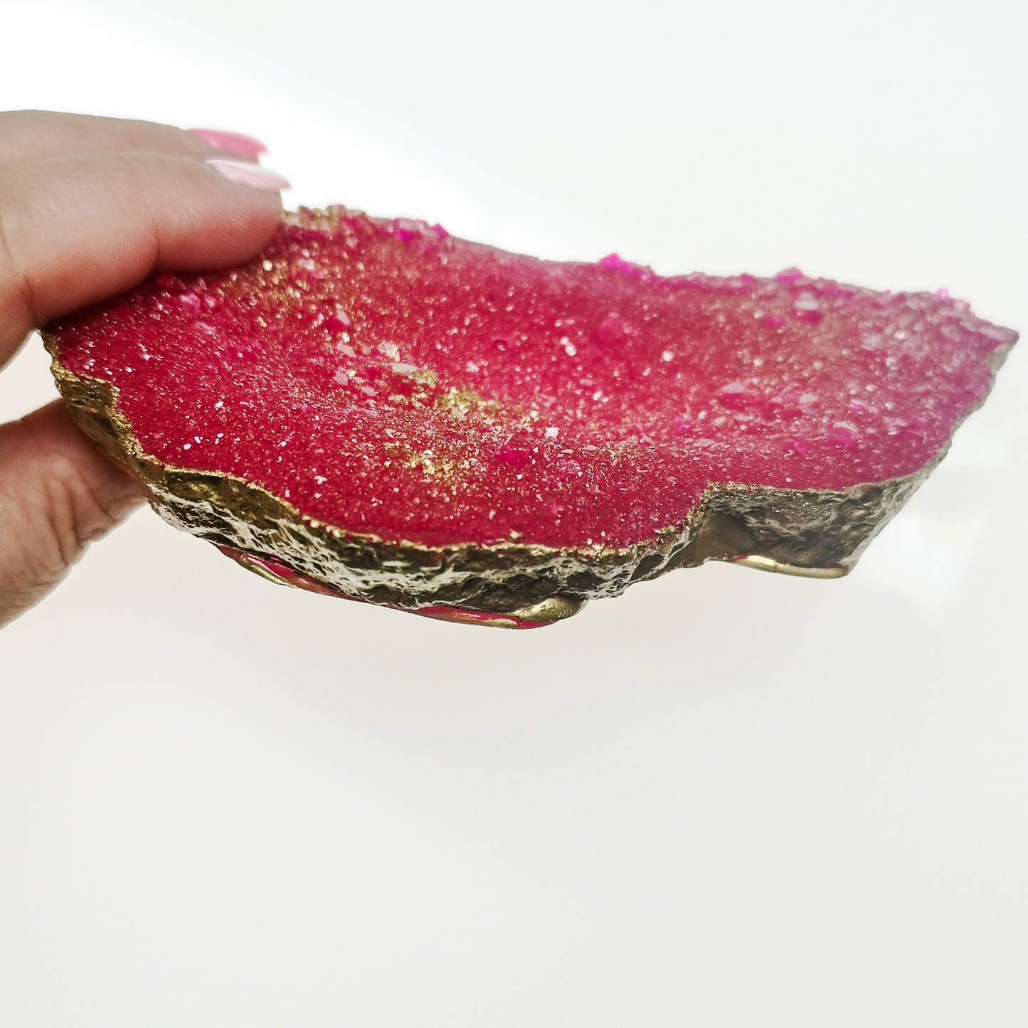 Druzy SCHMUCKSCHALE Geode