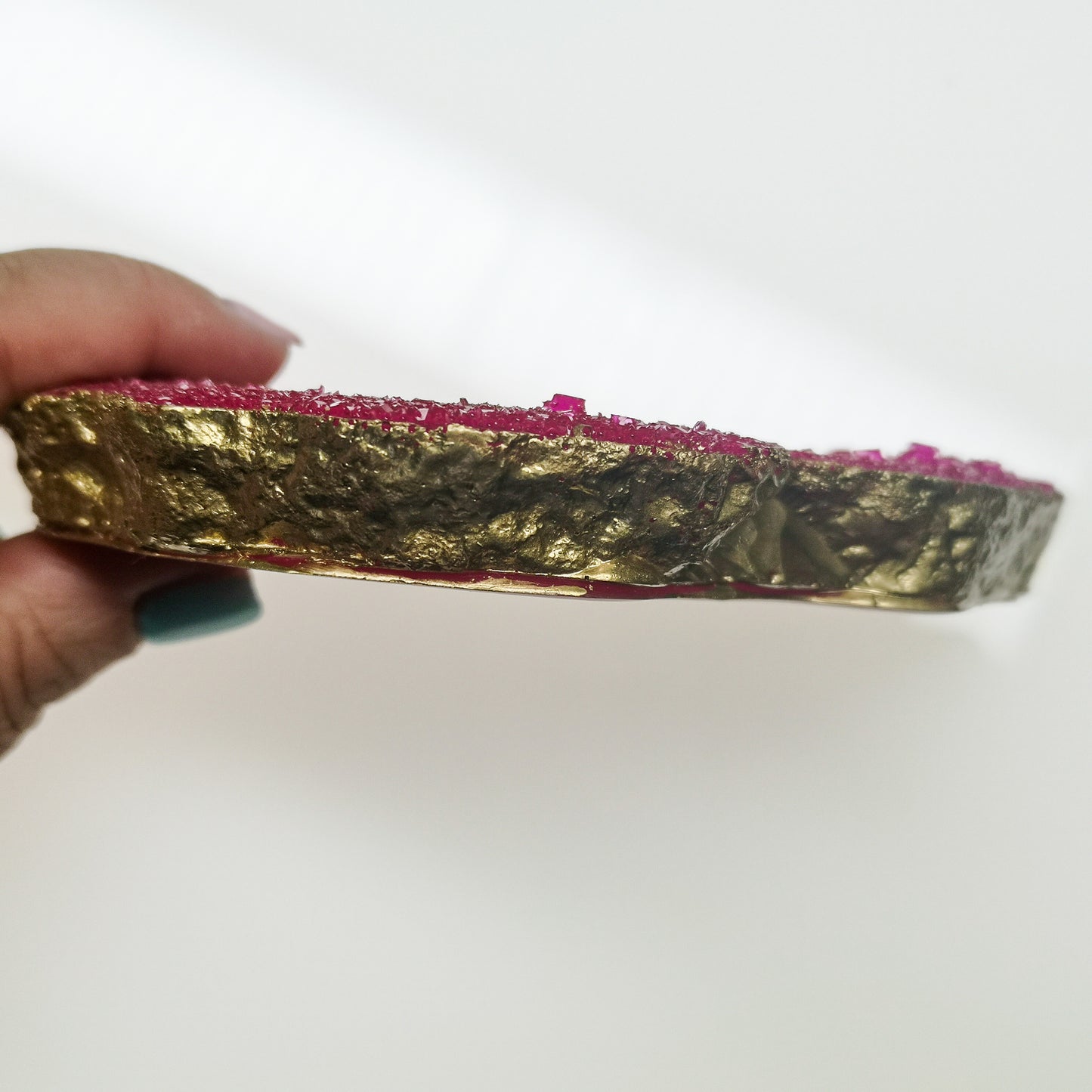 Druzy SCHMUCKSCHALE Geode