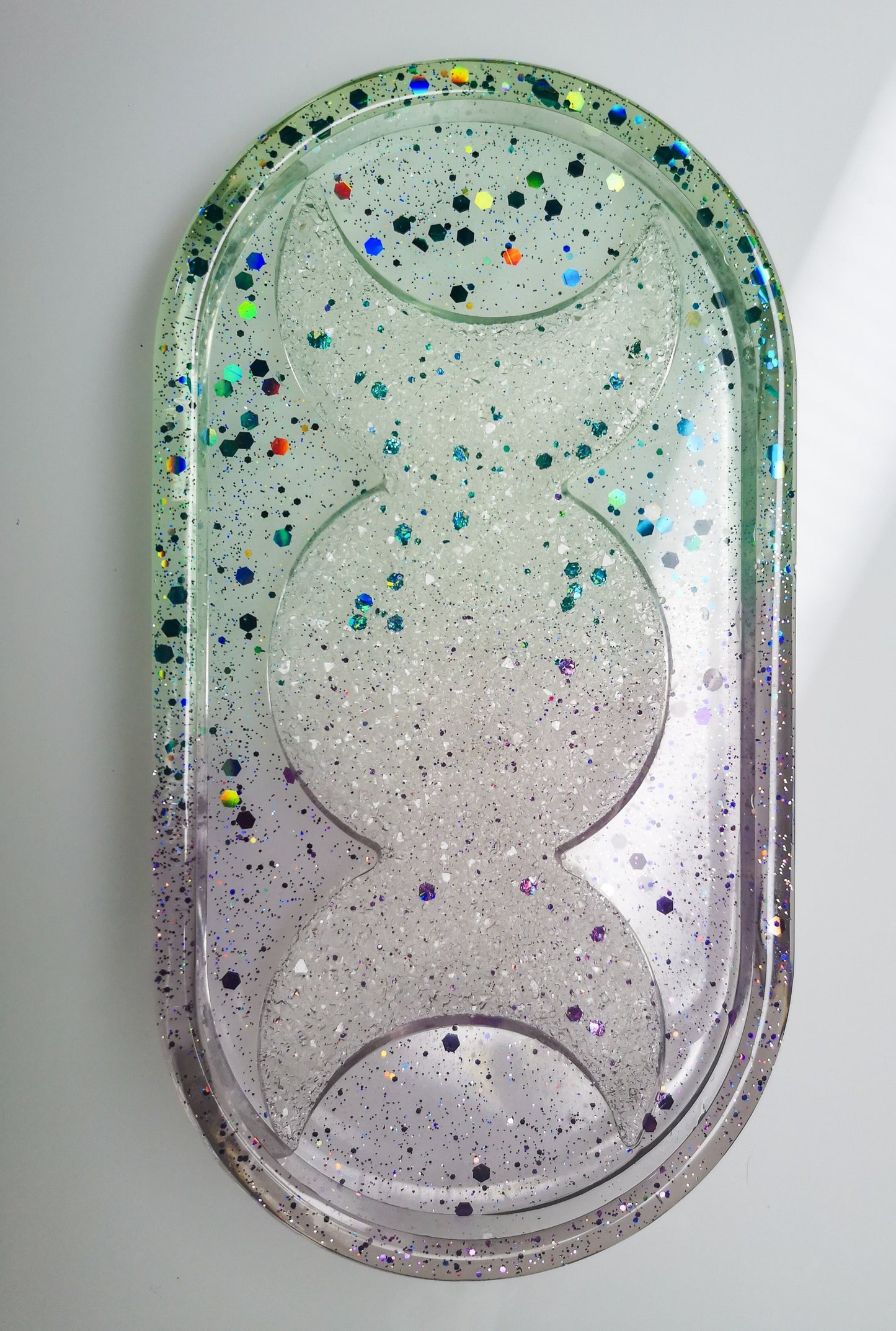 Druzy SCHMUCKSCHALE Mond